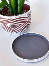 Load image into Gallery viewer, Alabaster Zulu Planters - Brown Clay