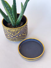 Load image into Gallery viewer, Turmeric Zulu Planters - Brown Clay