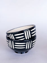 Load image into Gallery viewer, Onyx Zulu Bowl &amp; Plate 4 Piece Set - Cairo Connection

