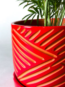 Zulu Terra Cotta Planters - Red