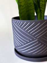 Load image into Gallery viewer, Large Planters: MADE TO ORDER - Black Clay

