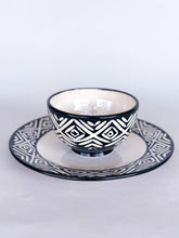 Load image into Gallery viewer, Onyx Zulu Bowl &amp; Plate Set - Saharan Shade
