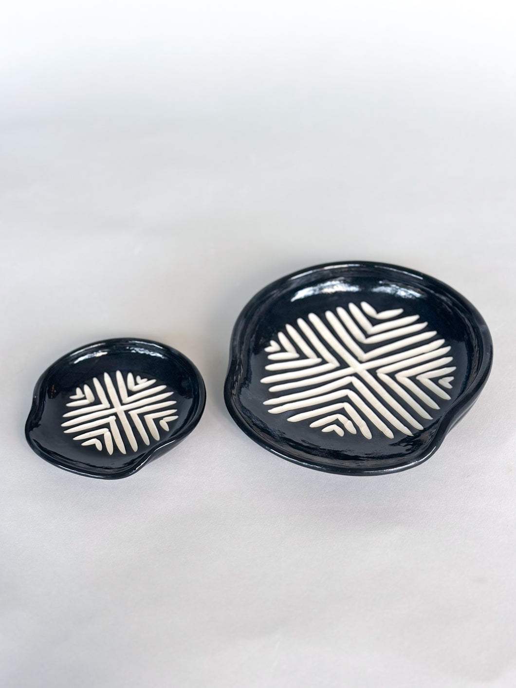 Zulu Spoon Rest Set - Onyx