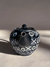 Load image into Gallery viewer, Soda Fired Tea Pot - XOXO
