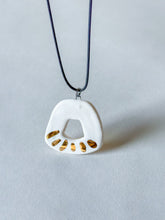 Load image into Gallery viewer, Trap Pendant w/ Gold Luster - White
