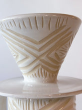 Load image into Gallery viewer, Alabaster Zulu Pour Over Set - Burkinese Cross
