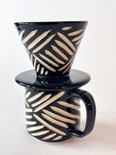 Load image into Gallery viewer, Onyx Zulu Pour Over Set - Tongan Weave
