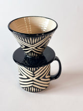 Load image into Gallery viewer, Onyx Zulu Pour Over Set - Burkinese Cross
