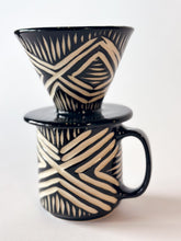Load image into Gallery viewer, Onyx Zulu Pour Over Set - Burkinese Cross
