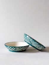 Load image into Gallery viewer, Teal Cat Bowls
