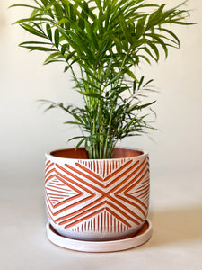 Zulu Terra Cotta Planters - Alabaster