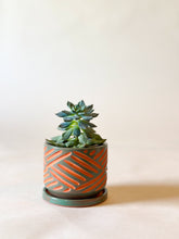 Load image into Gallery viewer, Zulu Terra Cotta Planters - Teal
