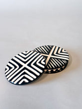 Load image into Gallery viewer, Zulu Black Coasters - Set of 4
