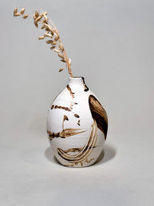 Splash Bottle Vase with Slip