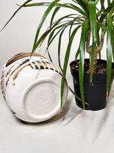 Load image into Gallery viewer, Splash Cachepot Planter with slip- White Clay
