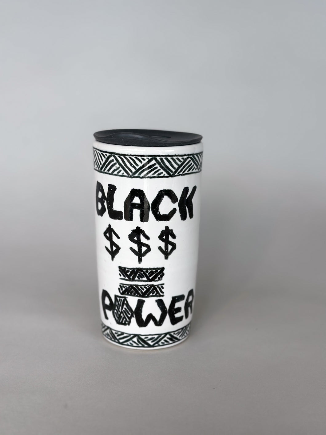 Black $$$ = Power Travel Cup - Tongan Weave