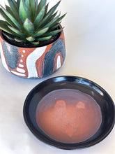 Load image into Gallery viewer, Large DesertScape Planter with Crackle - Brown Clay
