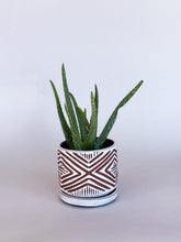 Load image into Gallery viewer, Alabaster Zulu Planters - Brown Clay

