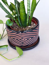 Load image into Gallery viewer, Onyx Zulu Planters - Brown Clay
