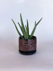 Onyx Zulu Planters - Brown Clay