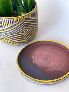 Turmeric Zulu Planters - Brown Clay