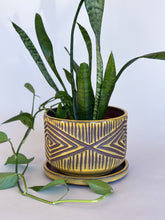 Load image into Gallery viewer, Turmeric Zulu Planters - Brown Clay
