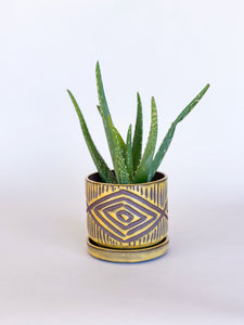 Turmeric Zulu Planters - Brown Clay