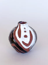 Load image into Gallery viewer, Small DesertScape Bud Vase Crackle- Brown Clay
