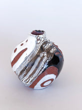 Load image into Gallery viewer, Small DesertScape Bud Vase Crackle- Brown Clay
