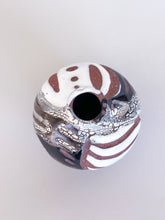 Load image into Gallery viewer, Small DesertScape Bud Vase Crackle- Brown Clay
