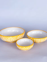 Load image into Gallery viewer, Nesting Turmeric Zulu Bowls - Made-To-Order
