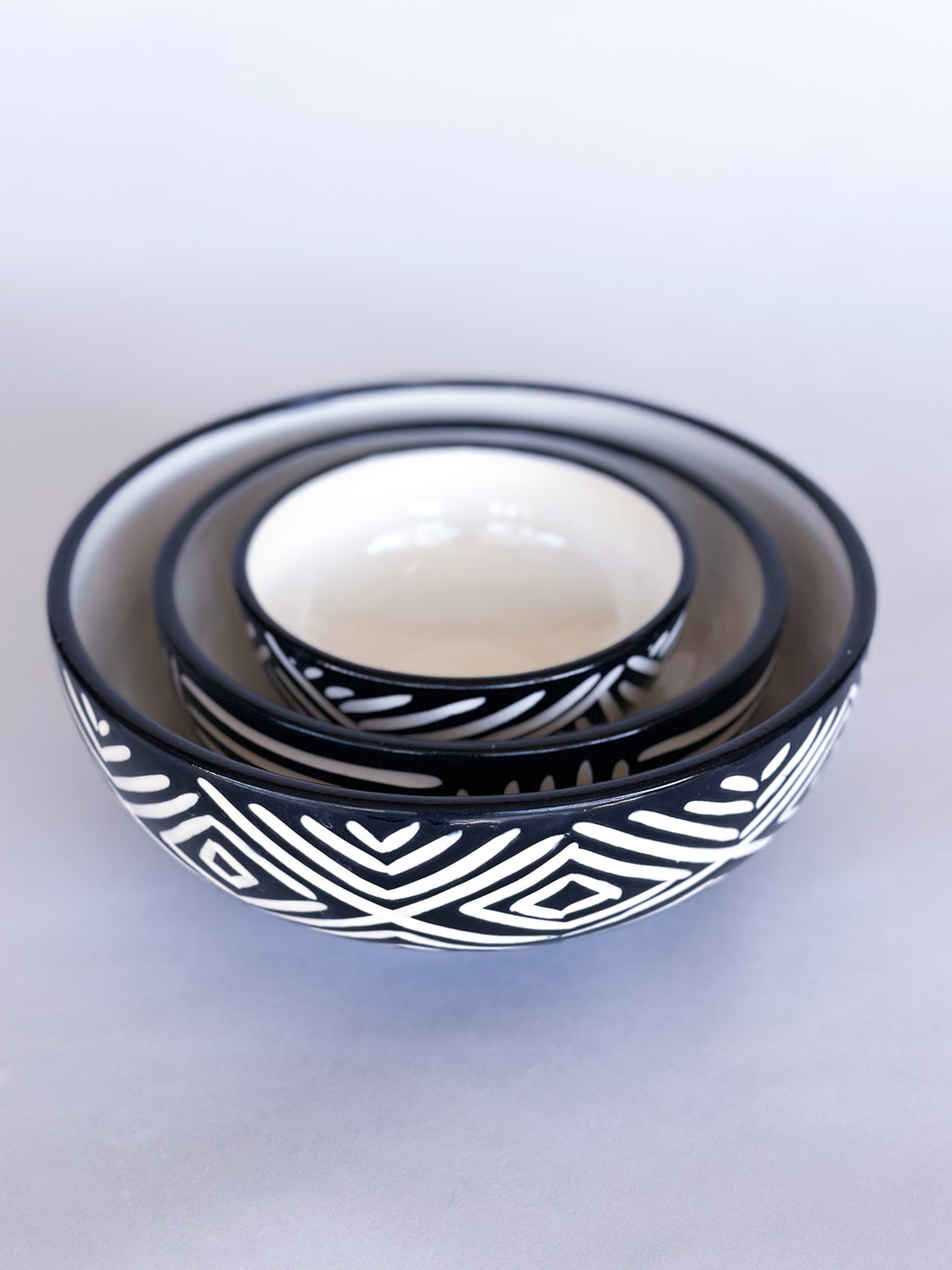 Nesting Onyx Zulu Bowls - Made-to-Order