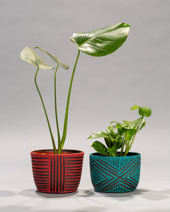 Medium Planters: Made-to-Order in Black Clay