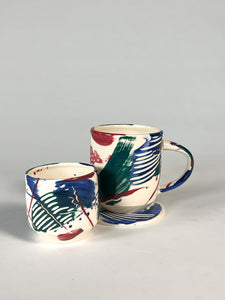Carnival- Tea Cup/ Mini Cachepot - Made to Order